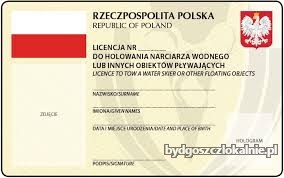 Licencja do holowania obiektów pływających za motorówką Poznań 02.07.23