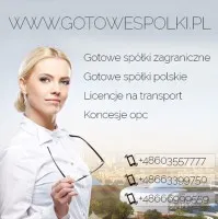 LICENCJA NA SPEDYCJE, SPÓŁKI TRANSPORTOWE 603557777