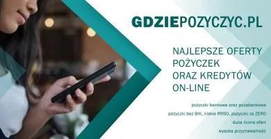 Kredyt gotówkowy on-line, także bez BiK, promocje, niskie RRSO