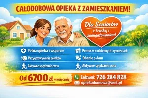 Opiekunka z zamieszkaniem Bydgoszcz / Opiekunka dla osoby starszej